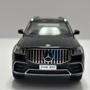 1:24 Mercedes-Benz GLS63 AMG DIECAST with led headlight and taillight Black